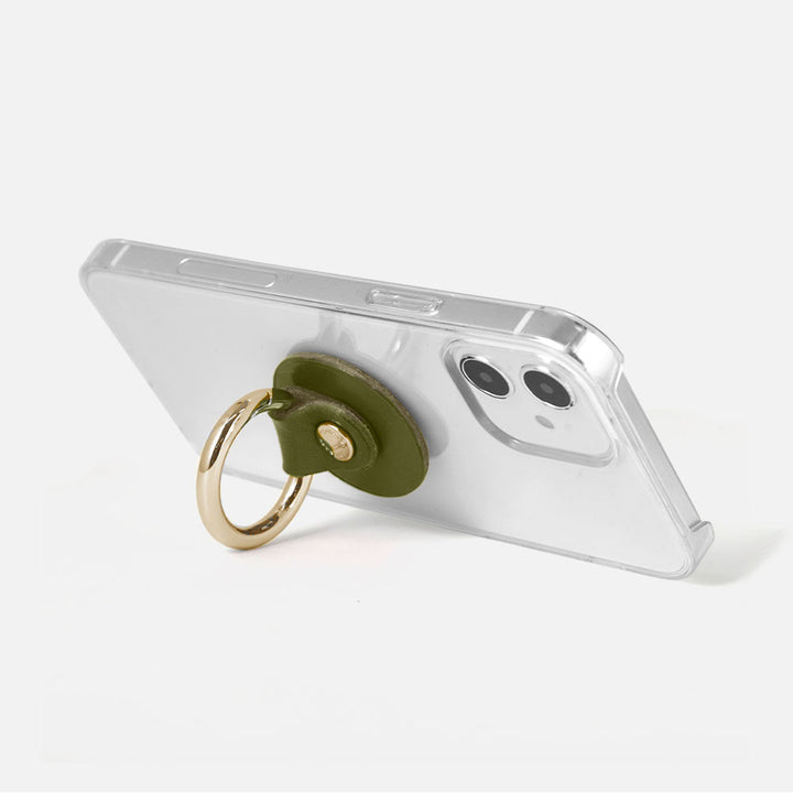 Genuine Leather Tochigi Leather Smartphone Ring