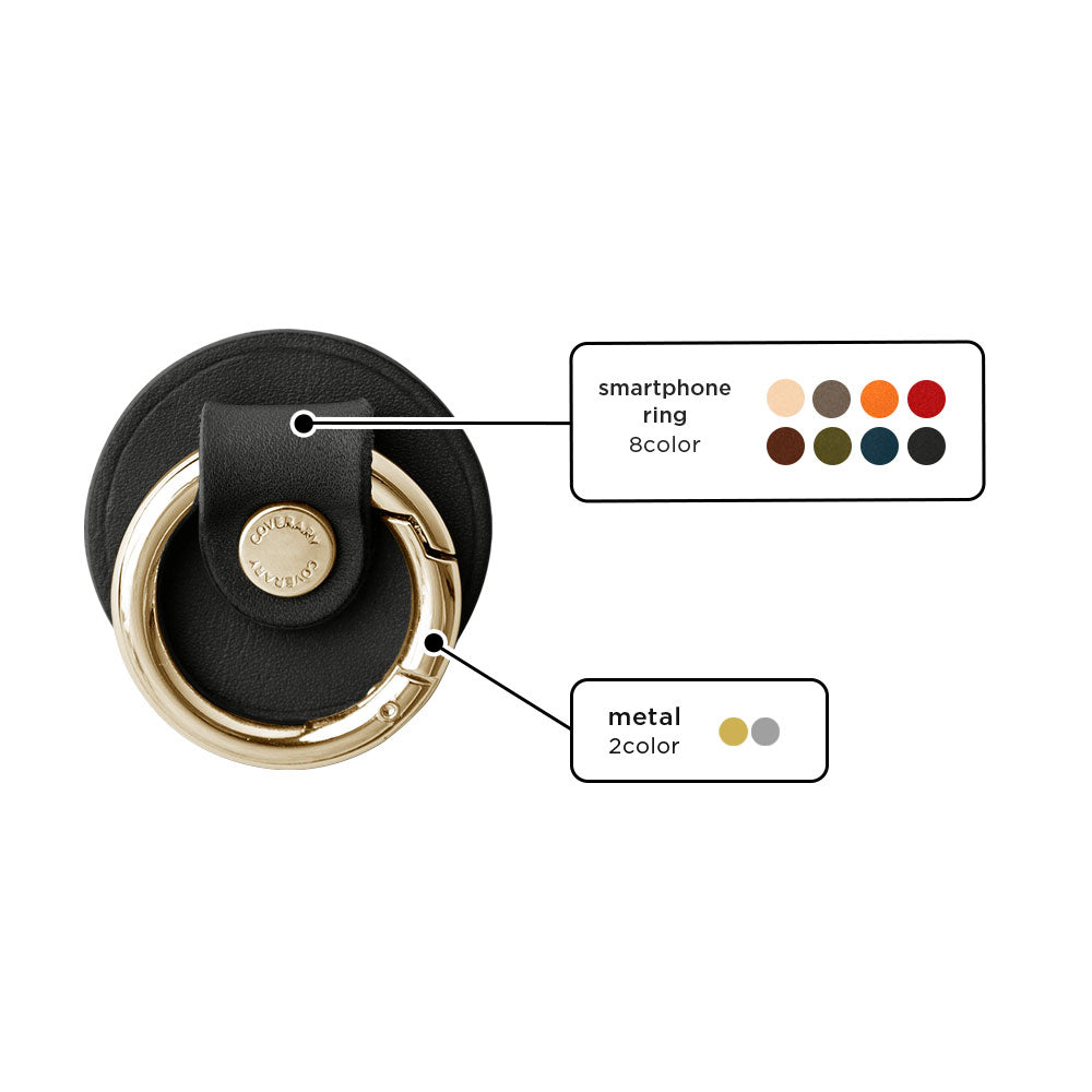Genuine Leather Tochigi Leather Smartphone Ring