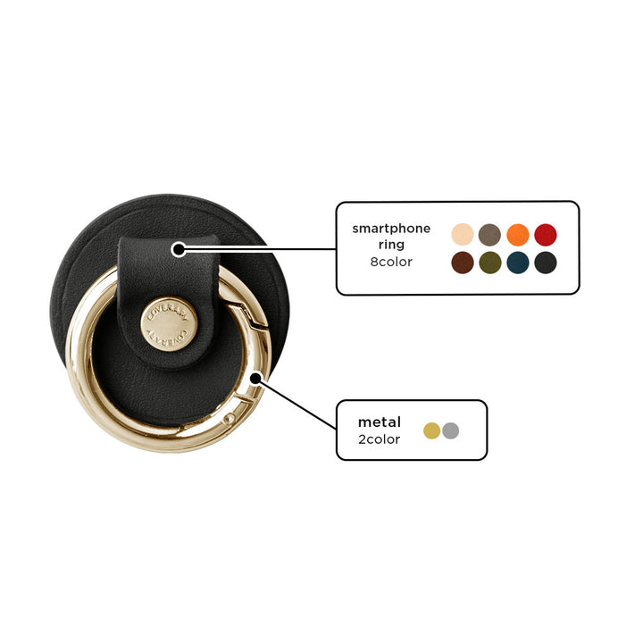 Genuine Leather Tochigi Leather Smartphone Ring