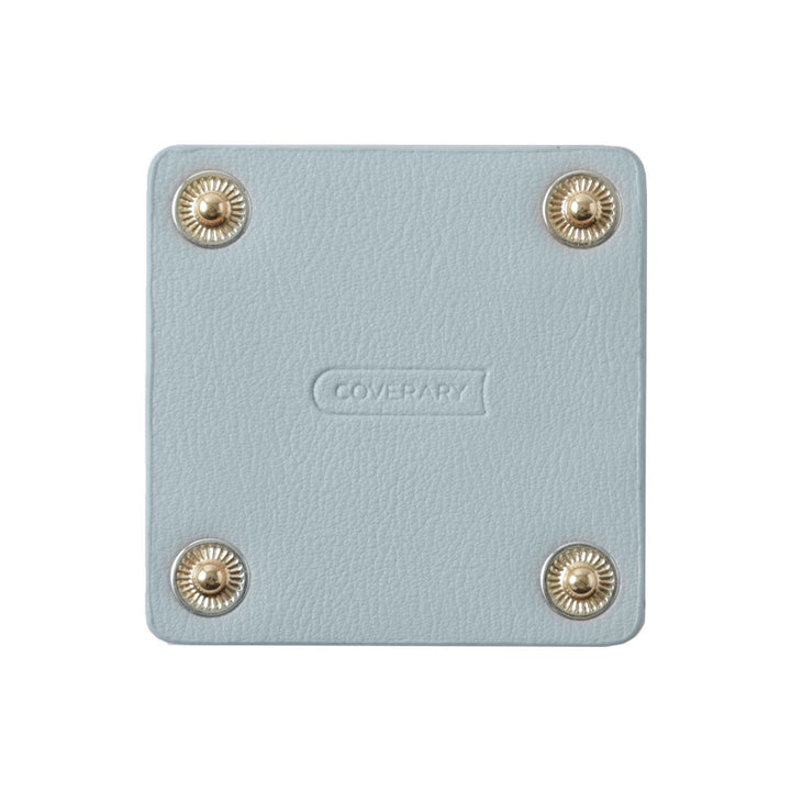 Cuir végan couleur pastel terne aspect cuir lisse base à pression