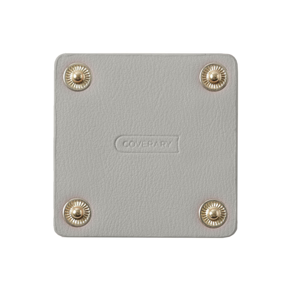 Cuir végan couleur pastel terne aspect cuir lisse base à pression