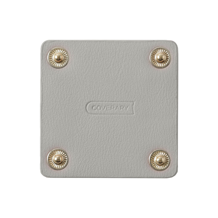 Cuir végan couleur pastel terne aspect cuir lisse base à pression