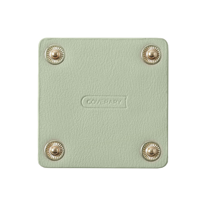 Cuir végan couleur pastel terne aspect cuir lisse base à pression