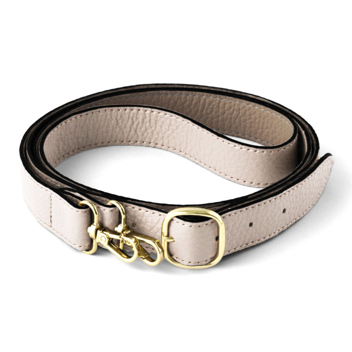 本革 イタリアンシュリンクレザー バイカラー 幅広ショルダーストラップ