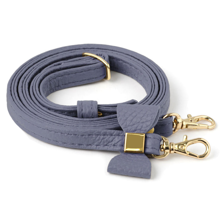 Genuine leather 32 colors Italian shrink leather selectable ribbon decoration shoulder strap