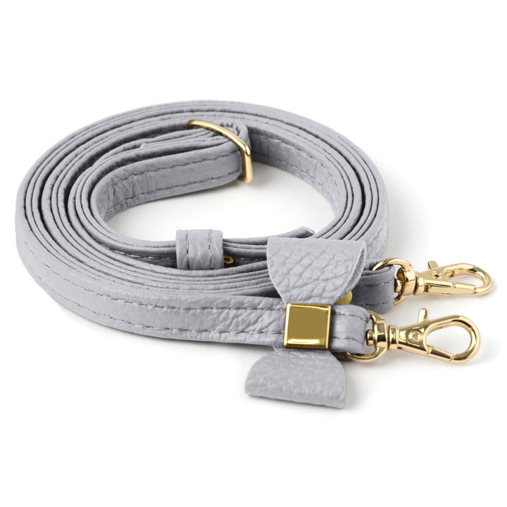 Genuine leather 32 colors Italian shrink leather selectable ribbon decoration shoulder strap