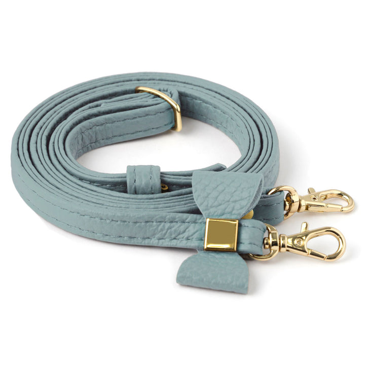 Genuine leather 32 colors Italian shrink leather selectable ribbon decoration shoulder strap