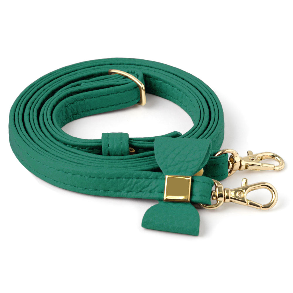 Genuine leather 32 colors Italian shrink leather selectable ribbon decoration shoulder strap