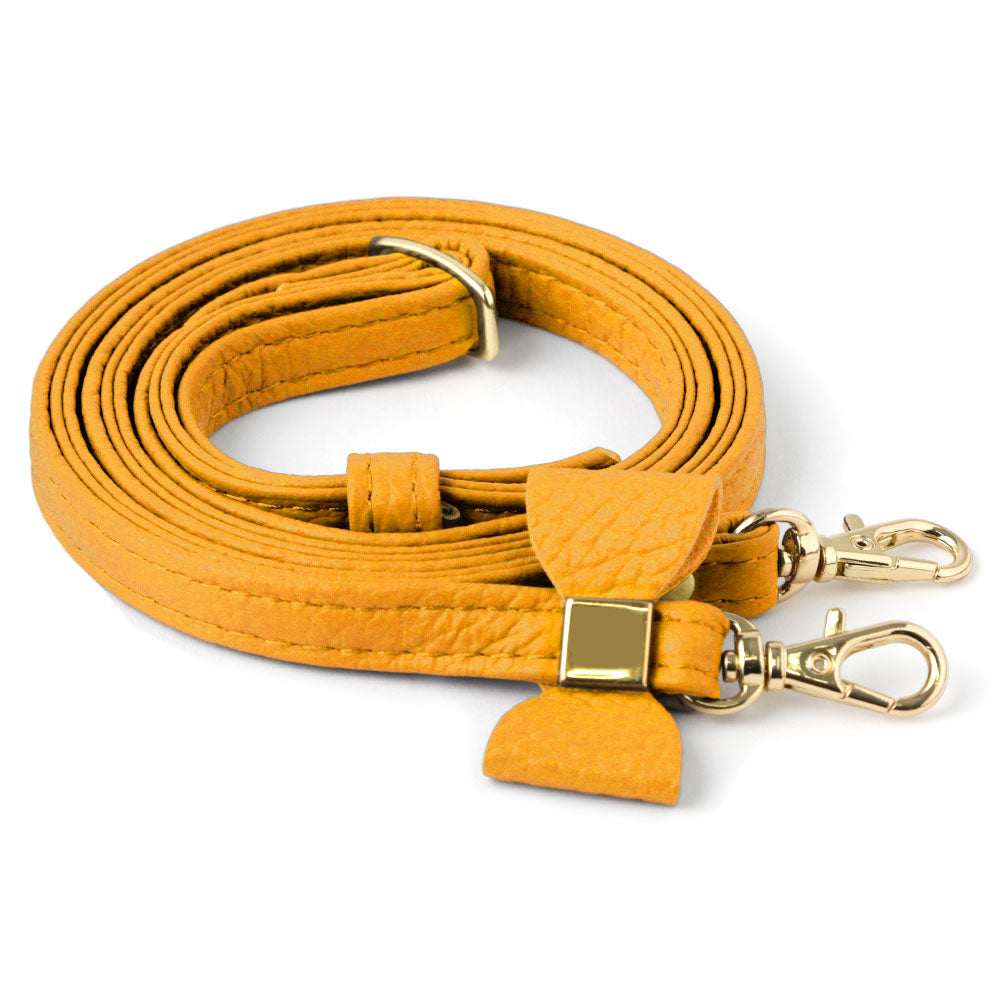 Genuine leather 32 colors Italian shrink leather selectable ribbon decoration shoulder strap