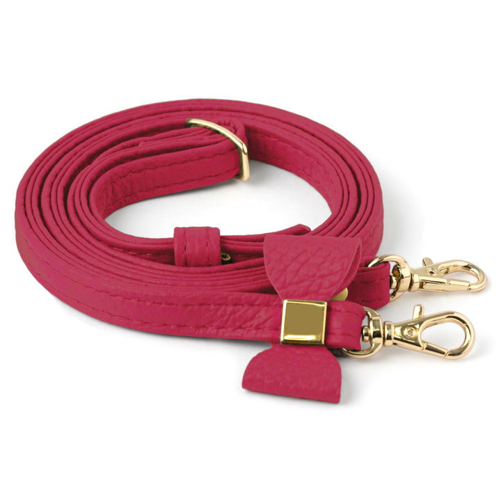Genuine leather 32 colors Italian shrink leather selectable ribbon decoration shoulder strap