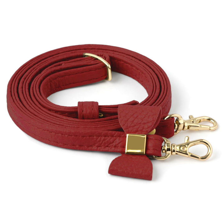 Genuine leather 32 colors Italian shrink leather selectable ribbon decoration shoulder strap