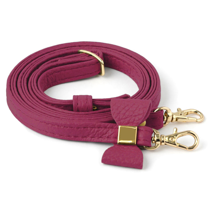 Genuine leather 32 colors Italian shrink leather selectable ribbon decoration shoulder strap
