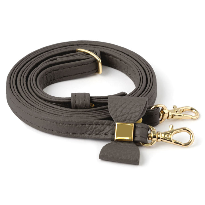 Genuine leather 32 colors Italian shrink leather selectable ribbon decoration shoulder strap