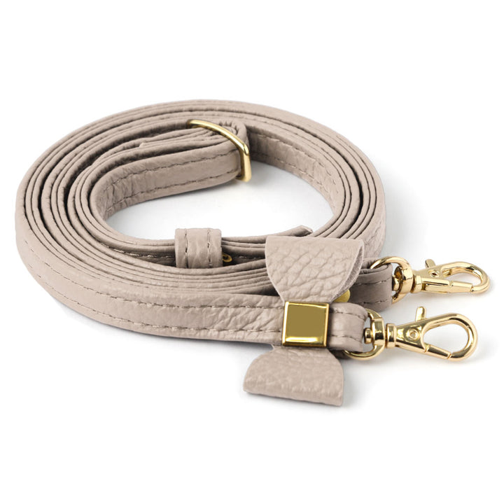 Genuine leather 32 colors Italian shrink leather selectable ribbon decoration shoulder strap