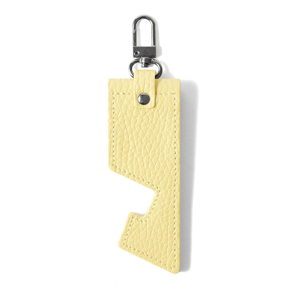 アクセサリー 本革 イタリアンシュリンクレザー スマホスタンド ミラー＆吊り下げフック付き