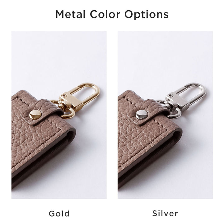 アクセサリー 本革 イタリアンシュリンクレザー スマホスタンド ミラー＆吊り下げフック付き