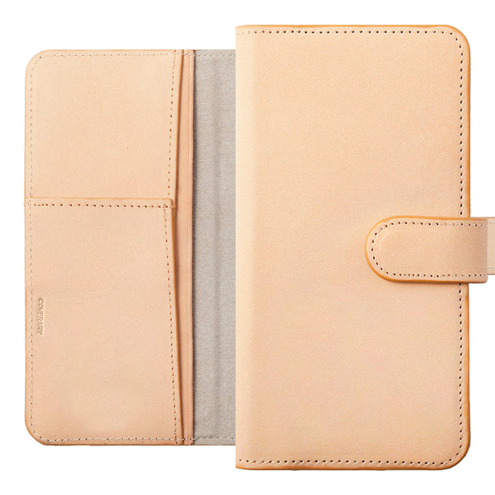 Genuine Leather Tochigi Leather Stand Function Notebook Case (with Belt) AQUOS Series