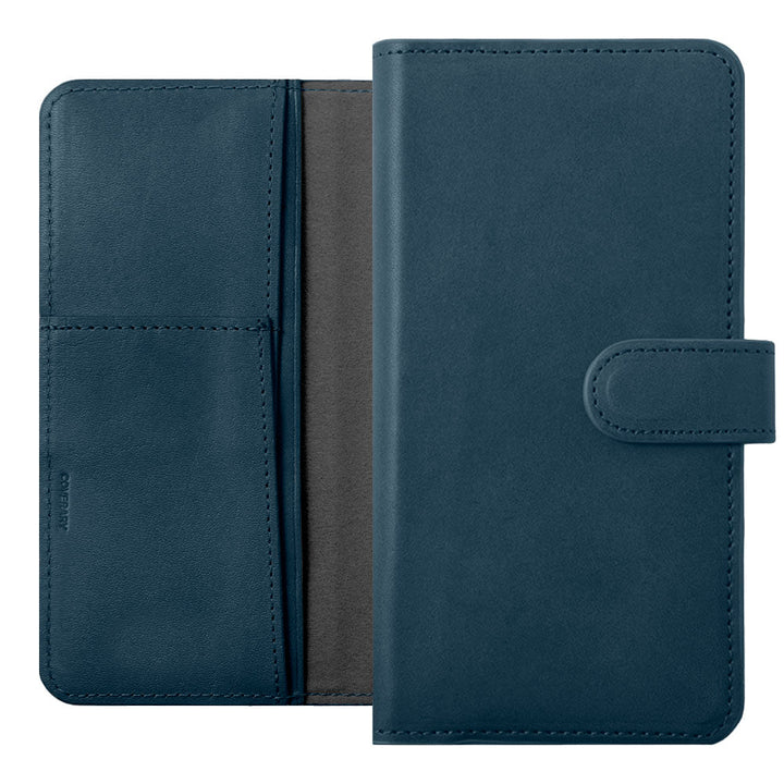 Étui portefeuille en cuir véritable en cuir Tochigi avec fonction support (avec ceinture) pour la série Xperia