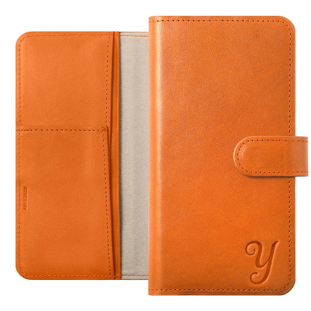 Genuine Leather Tochigi Leather Initial Stand Function Notebook-style Case (with Belt) AQUOS Series