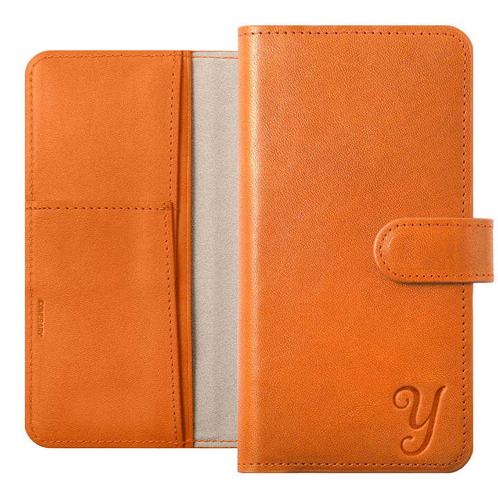 Genuine Leather Tochigi Leather Initial Stand Function Notebook-style Case (with Belt) AQUOS Series