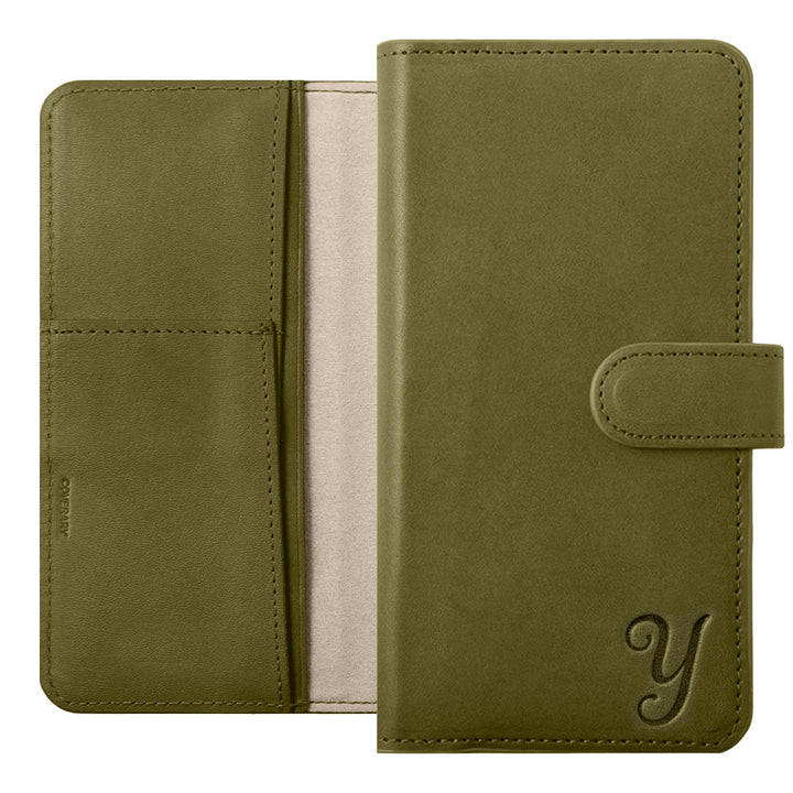 Genuine Leather Tochigi Leather Initial Stand Function Notebook-style Case (with Belt) AQUOS Series