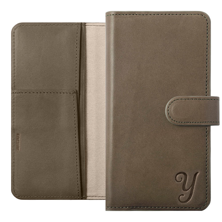 Genuine Leather Tochigi Leather Initial Stand Function Notebook-style Case (with Belt) AQUOS Series