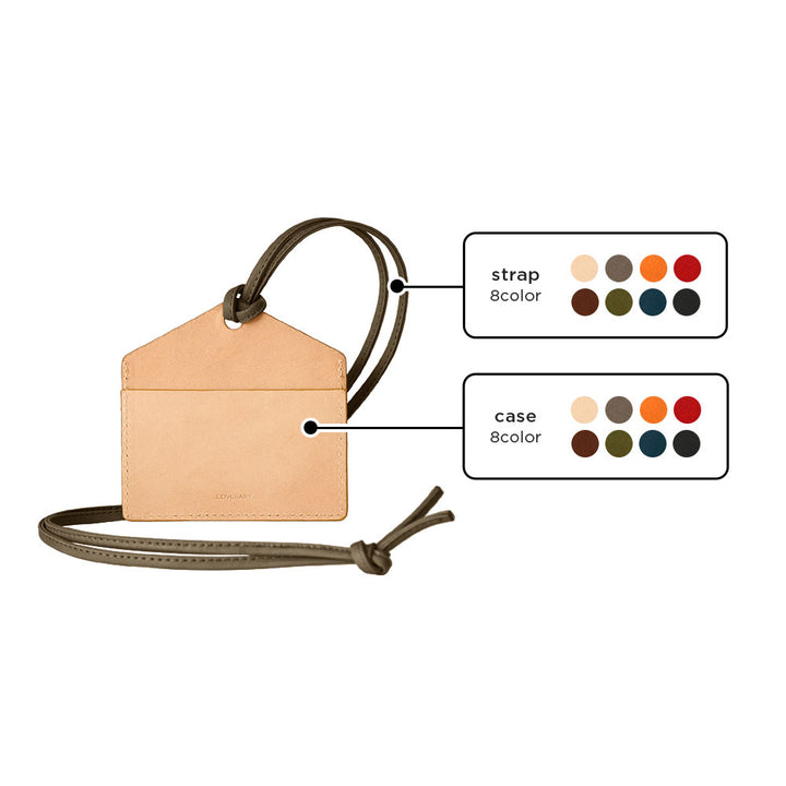 Étui d'identité en cuir véritable Tochi Leather