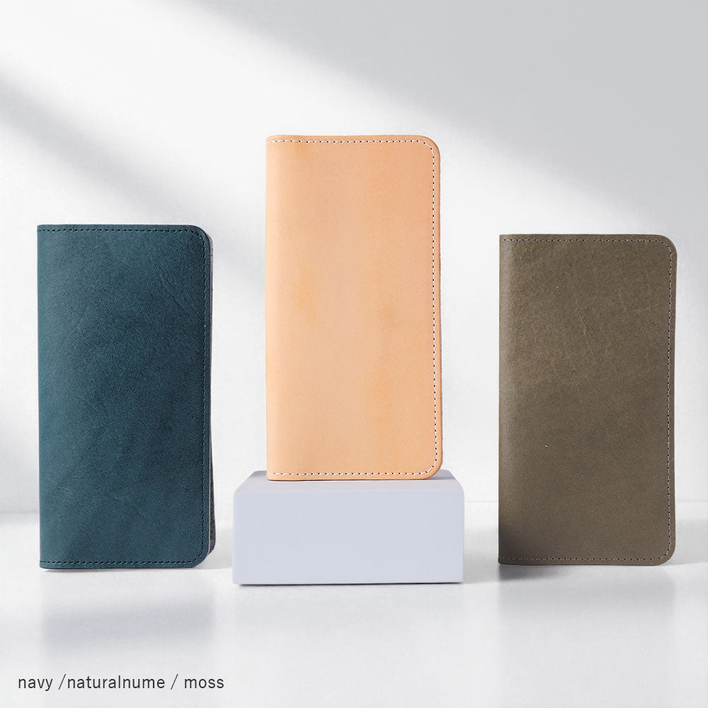 Genuine Leather Tochigi Leather Ethical Leather Card Storage Notebook Case AQUOS Series