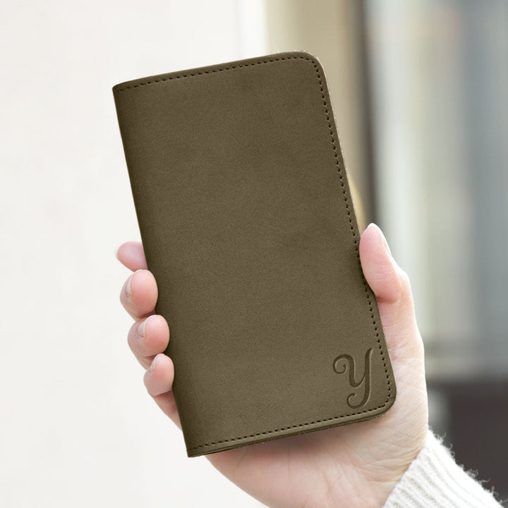Genuine Leather Tochigi Leather Initial Notebook Case Google Pixel Series