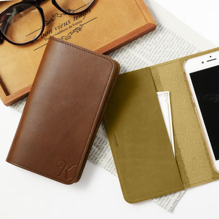 Genuine Leather Tochigi Leather Initial Notebook Case Google Pixel Series