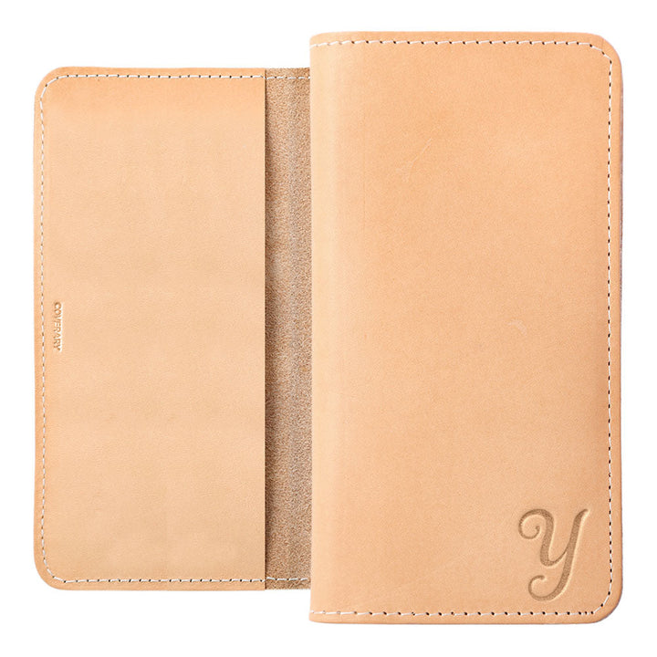 Étui portefeuille initial en cuir véritable cuir Tochigi pour la série AQUOS