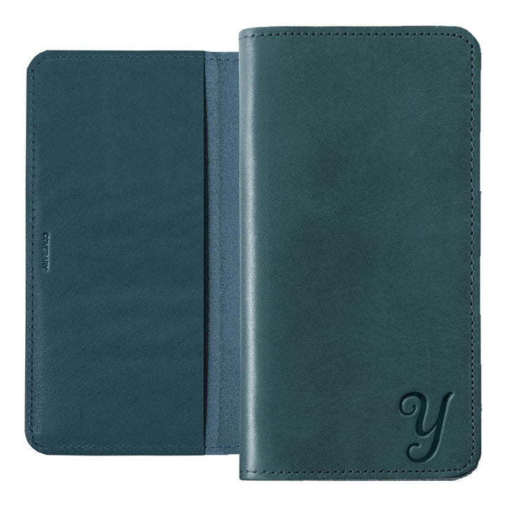 Étui portefeuille initial en cuir véritable cuir Tochigi pour la série AQUOS