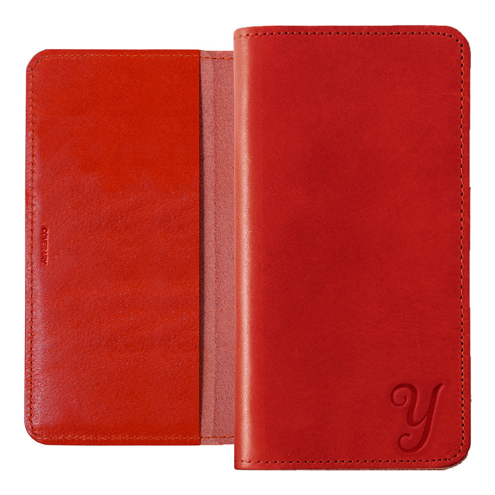 Étui portefeuille initial en cuir véritable cuir Tochigi pour la série AQUOS