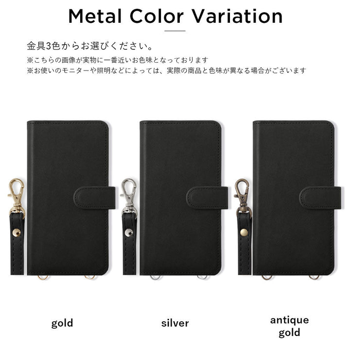 本革 栃木レザー ショルダーストラップ付き スタンド機能 手帳型ケース（ベルトあり）iPhoneシリーズ