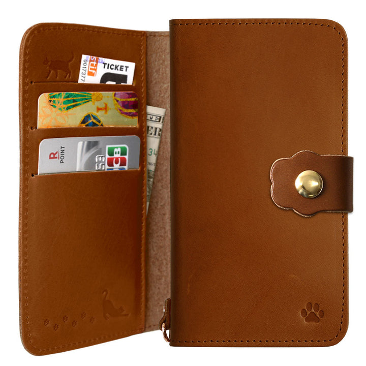 Genuine Leather Tochigi Leather Card Storage Cat Belt Notebook Case (with Belt) Google Pixel Series