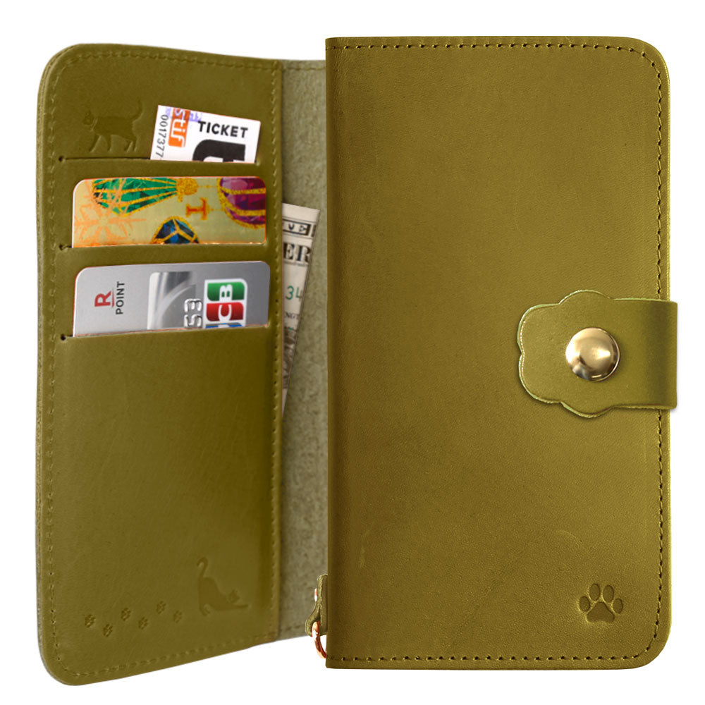 Genuine Leather Tochigi Leather Card Storage Cat Belt Notebook Case (with Belt) Google Pixel Series