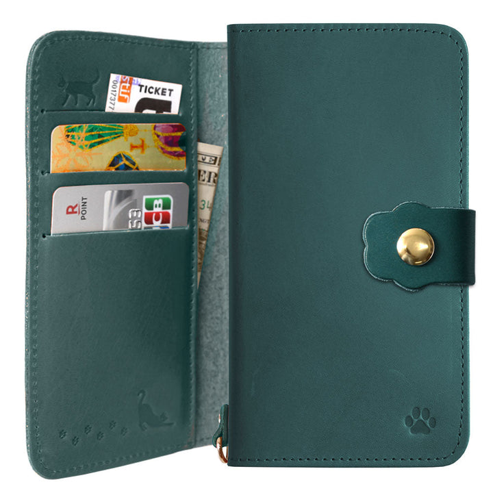 Genuine Leather Tochigi Leather Card Storage Cat Belt Notebook Case (with Belt) Google Pixel Series