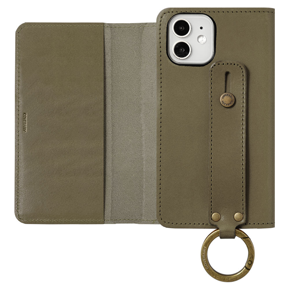 Genuine Leather Tochigi Leather Hand Belt Attached Notebook Case Galaxy Series