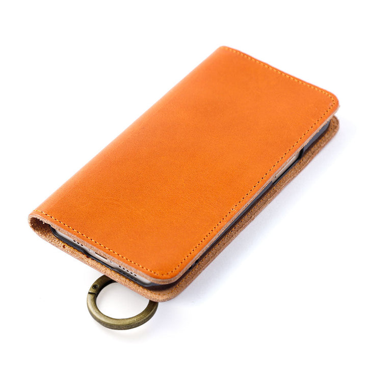 Genuine Leather Tochigi Leather Hand Belt Attached Notebook Case Galaxy Series