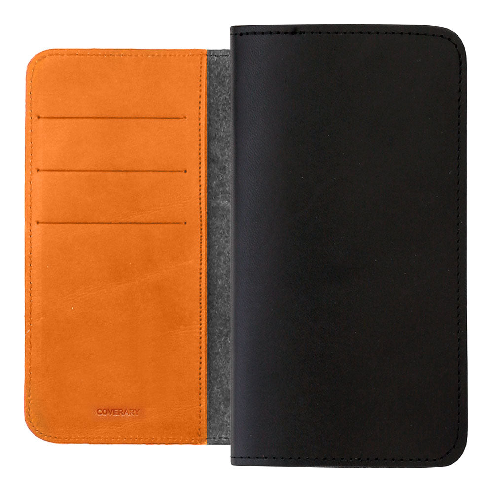 Genuine Leather Tochigi Leather Card Storage Bicolor Notebook Case AQUOS Series