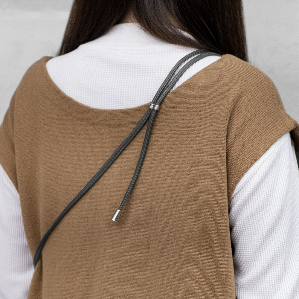 Genuine Leather Tochigi Leather 3-Piece Set A Earphone Case & Ring Shoulder Strap Included Back Case for Google Pixel Series