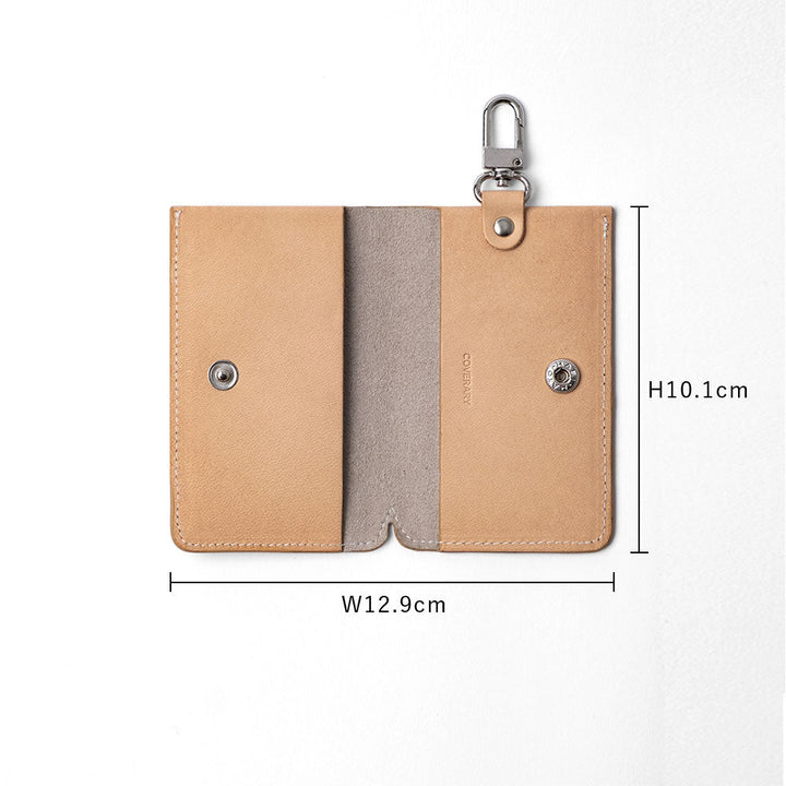 Genuine Leather Tochigi Leather 3-Piece Set B with Card Case & Ring Shoulder Strap Back Case for iPhone Series