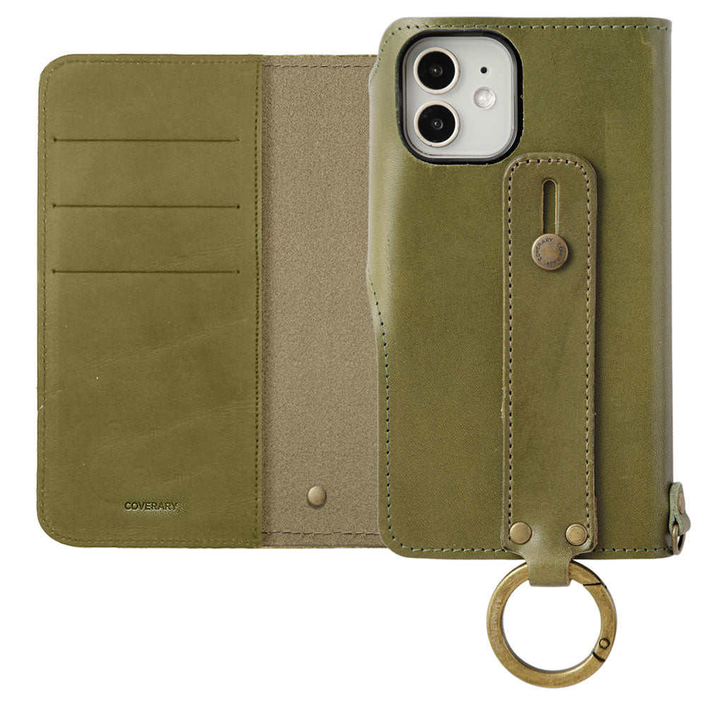 Genuine Leather Tochigi Leather Card Storage Hand Belt Attached Notebook Case (With Belt) Google Pixel Series