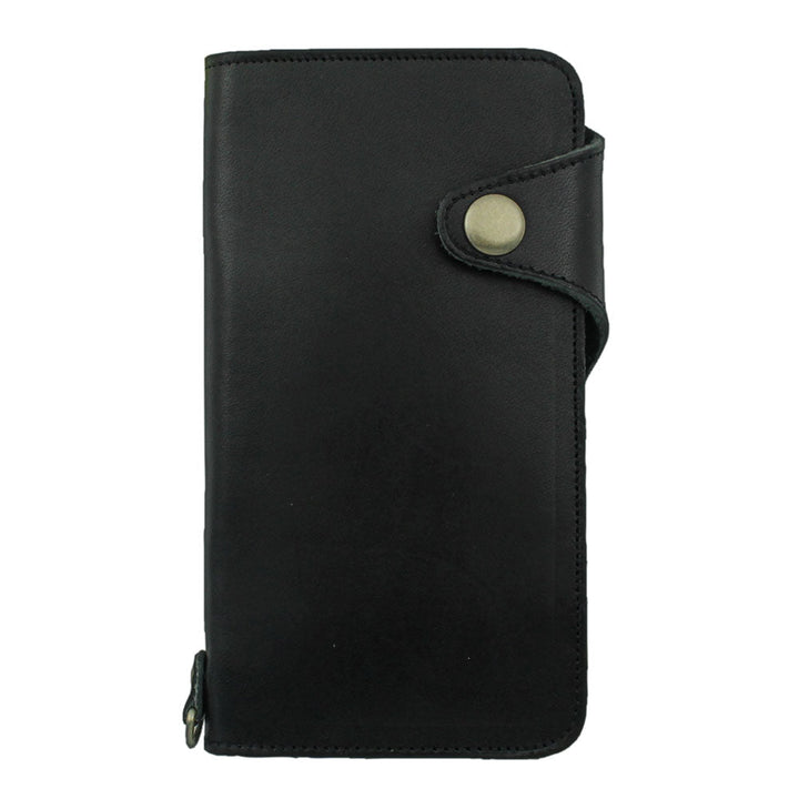 Genuine Leather Tochigi Leather Card Storage Wallet Case (with Belt) Galaxy Series