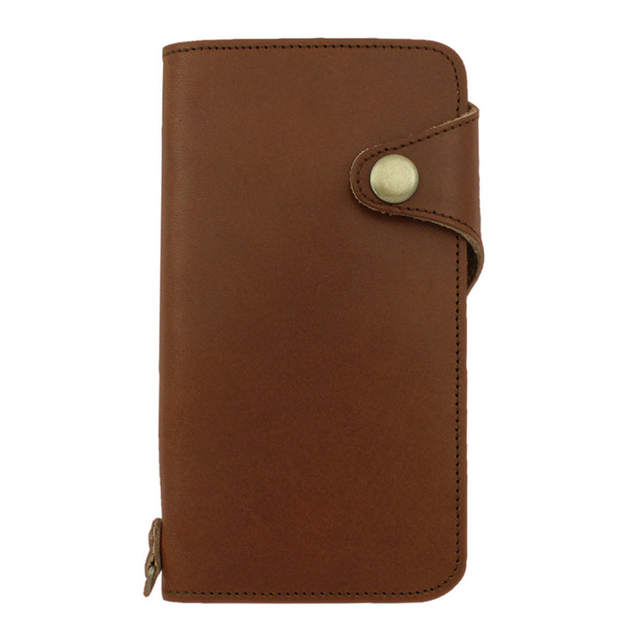 Genuine Leather Tochigi Leather Card Storage Notebook Case (with Belt) AQUOS Series