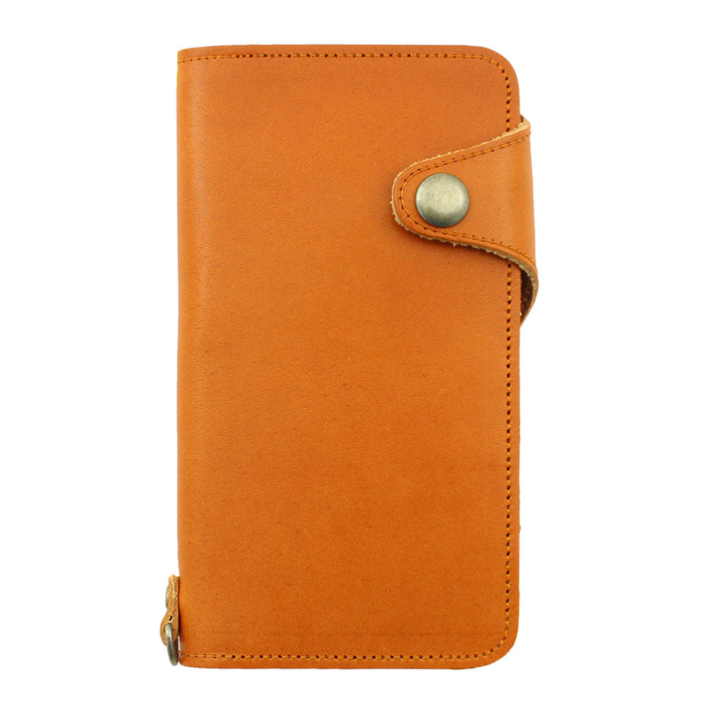 Genuine Leather Tochigi Leather Card Storage Notebook Case (with Belt) AQUOS Series