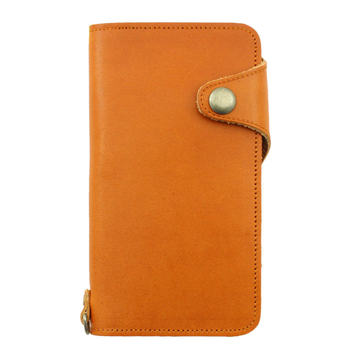 Genuine Leather Tochigi Leather Card Storage Notebook Case (with Belt) AQUOS Series