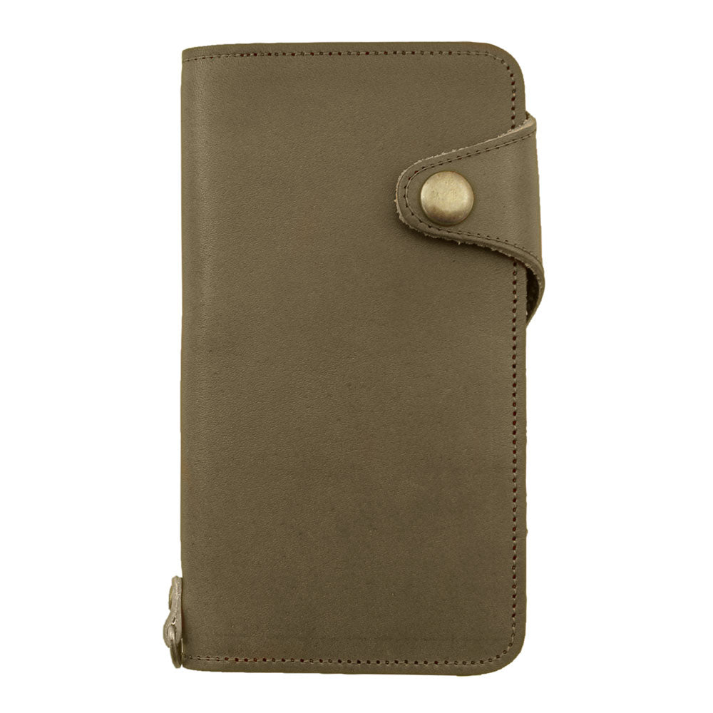 Genuine Leather Tochigi Leather Card Storage Notebook Case (with Belt) AQUOS Series