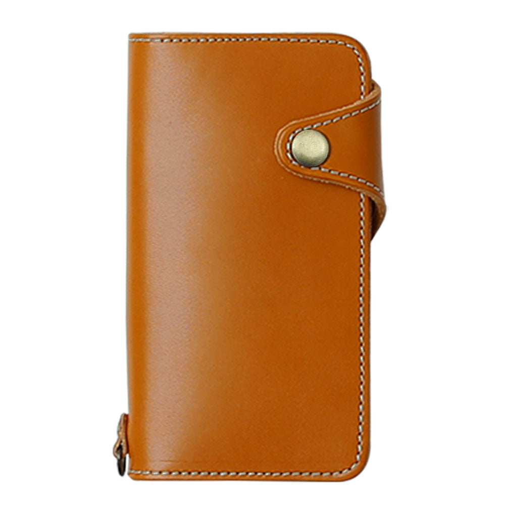 Genuine Leather Tochigi Leather Card Storage Notebook Case (with Belt) AQUOS Series