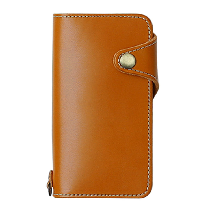 Genuine Leather Tochigi Leather Card Storage Notebook Case (with Belt) AQUOS Series